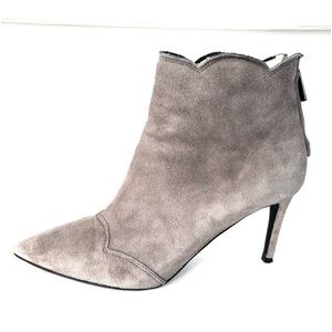 Bruno Magli Alice High Heel Suede Booties Size 8.5